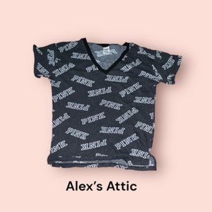 Pink by Victoria Secret Shirt Logo  Sz S pre-owned